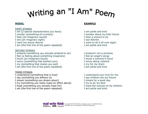 I am from Poems