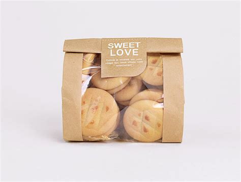 10 window paper bags window cookie bags large cookie bags