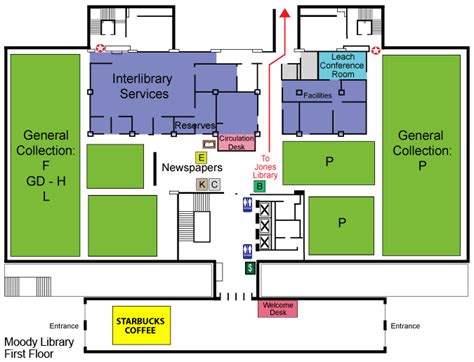 Library Map | Libraries | Baylor University