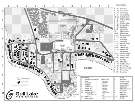 Gull Lake Resort Map