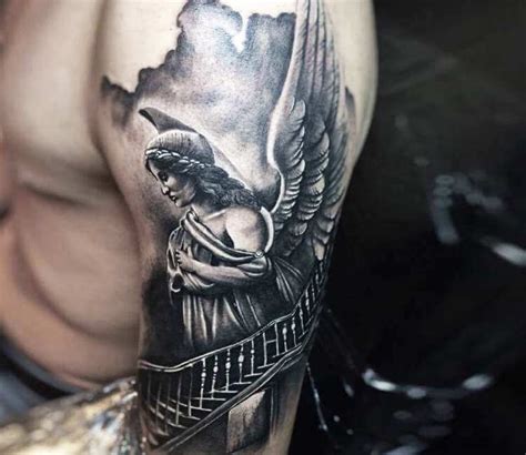 28+ Praying Angel Statue Tattoo - RobertaZhraa