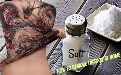 Diy Tattoo Removal Salt : 8 Easiest Remedies To Remove Skin Tattoo ...