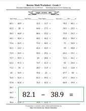 Third Grade Math Worksheets - Free & Printable | Beestar