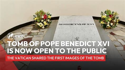 First images of the tomb of Pope Benedict XVI in the Vatican Grottos ...