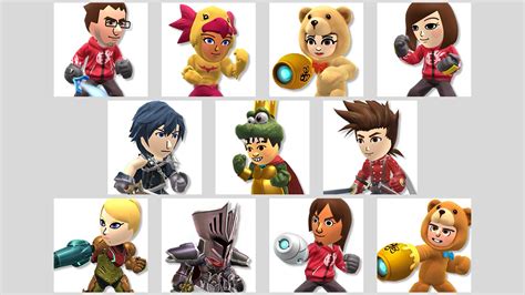 【Smash Bros. for Nintendo 3DS / Wii U】Mii Fighters Suit Up for Wave Three - YouTube