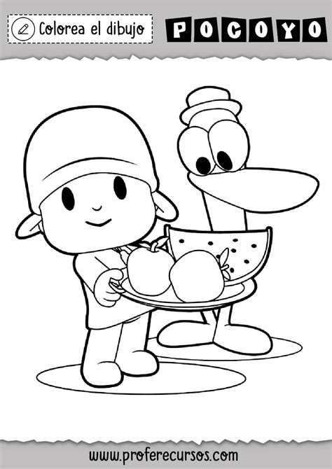 Dibujos Pocoyo para colorear - Profe Recursos Isabella, Maria, Snoopy ...