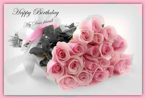 Happy Birthday pink roses | Happy birthday flower, Birthday wishes flowers, Happy birthday ...