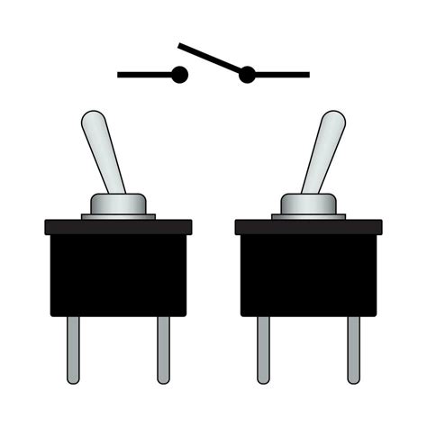 Toggle Switch and Symbol 25747554 Vector Art at Vecteezy