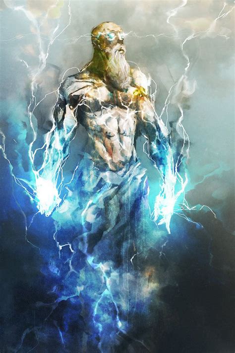 Zeus, Thunder God by cobaltplasma | Illustrazione del personaggio ...