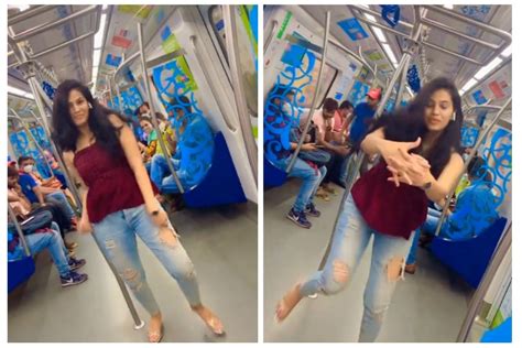 Girl Records Instagram Dance Reel Inside Hyderabad Metro, HMR Officials to Take Action | Watch