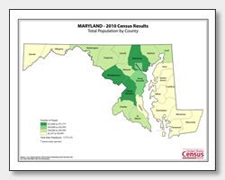 Printable Maryland Maps | State Outline, County, Cities