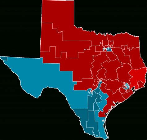 Texas Us Congressional District Map - Printable Maps