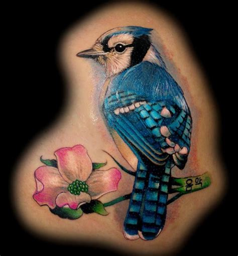 Bluejay Tattoo by Krystof, Bluenote Tattoo, Las Vegas, NV | Blue jay ...