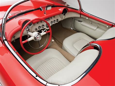 1955, Chevrolet, Corvette, C 1, 2934 , Supercar, Muscle, Retro, Interior Wallpapers HD / Desktop ...