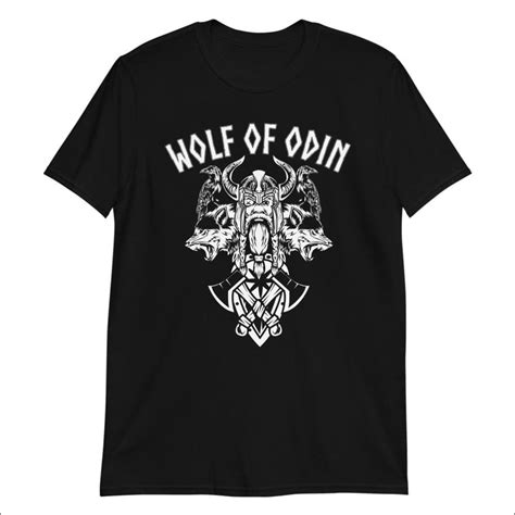 Wolf Of Odin T-shirt Black - Northlord