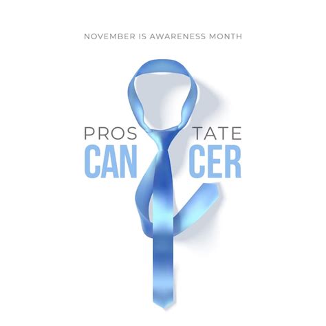 Premium Vector | Prostate cancer awareness month. blue ribbon isolated. men healthcare concept.