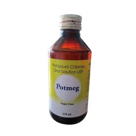 Potassium Chloride Oral Solution USP Syrup, For Clinical, As Directed ...