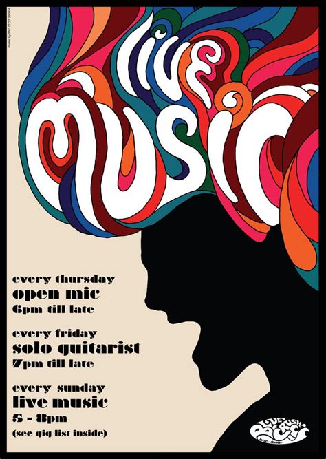 live music poster | Music Posters | Pinterest