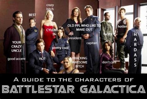 A Guide To The Characters of Battlestar Galactica | Battlestar galactica, Business simulation ...