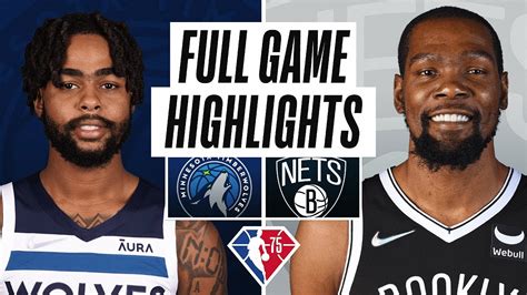 TIMBERWOLVES at NETS | FULL GAME HIGHLIGHTS | December 3, 2021 - YouTube