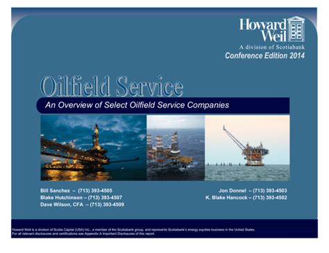 Oilfield Services Factbook