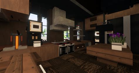 Modern Lake House | interiors + download Minecraft Map