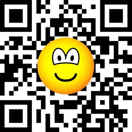 Qr Code emoticon 2D barcode : Emoticons @ emofaces.com