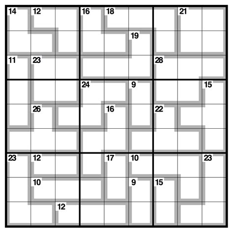 Printable Killer Sudoku - Printable Word Searches