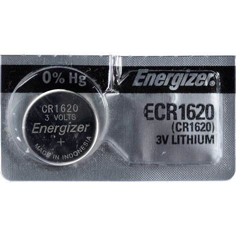 Energizer CR1620 Lithium Coin Battery ECR1620TS B&H Photo Video