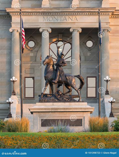 Montana State Capitol Monument Editorial Stock Photo - Image of daytime, capital: 101398723