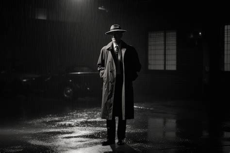 Premium AI Image | Noir movie scene Film gangster Generate Ai