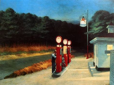 Always loved this one - Edward Hopper / Gas, 1940. | Edward hopper, Hopper art, Edward hopper ...