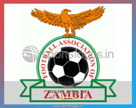 Zambia - Soccer Sports Vector SVG Logo in 5 formats - SPLN004994 • Sports Logos - Embroidery ...