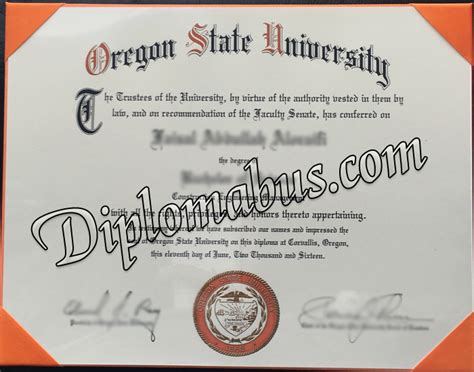 Oregon State University degree | Diplomabus