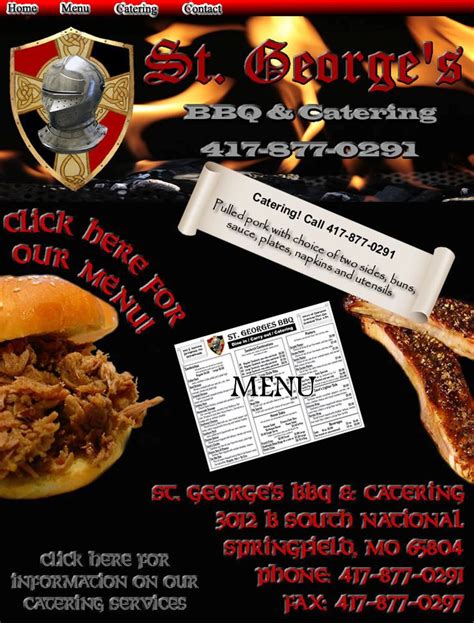 St. Georges BBQ & Catering Restaurant Nixa - Springfield, MO - BBQ Barbecue BarBQ Barbeque | Bbq ...