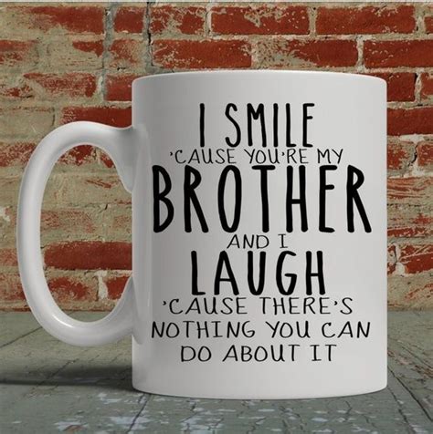 Brother Mug, Brother Gifts, Funny Brother Mug, Gag Gifts for Brothers Birthday Present - Etsy ...