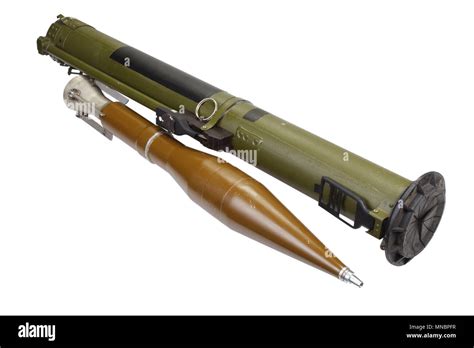 anti-tank rocket propelled grenade launcher with HEAT grenade Stock Photo - Alamy