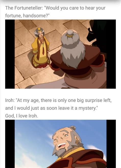 In ATLA, Iroh refers to his death as the last "big surprise left," and in LoK, no one, not even ...