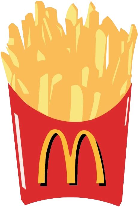 Transparent Fries Clipart Black And White - Mcdonalds French Fries Png - Full Size Clipart ...