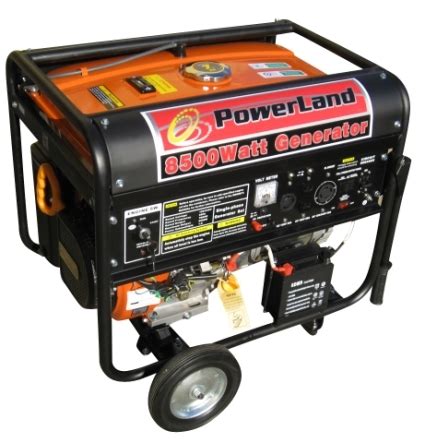 8500 Watt Powerland Portable Gas Electric Start Generator