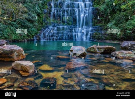 The Salto Cristal one of the most beautiful waterfalls in Paraguay near ...