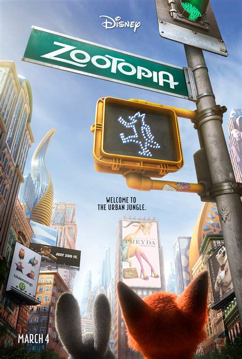 Walt Disney Animation Studios' 'Zootopia' Gets Official Poster ~ Kernel's Corner