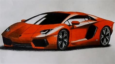 Lambo Cartoon Images ~ Drawing Lamborghini Aventador Gallardo ...