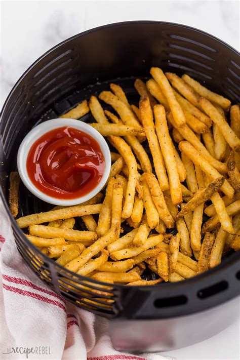 CRISPY Air Fryer Frozen French Fries - The Recipe Rebel