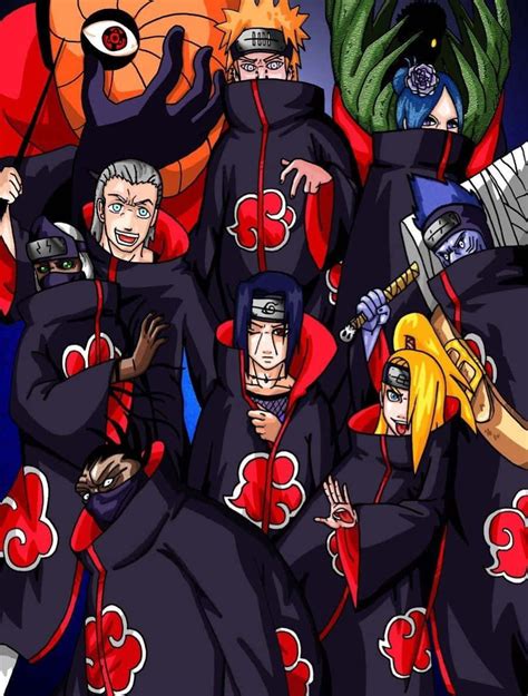 Download The Menacing Akatsuki Members Wallpaper | Wallpapers.com