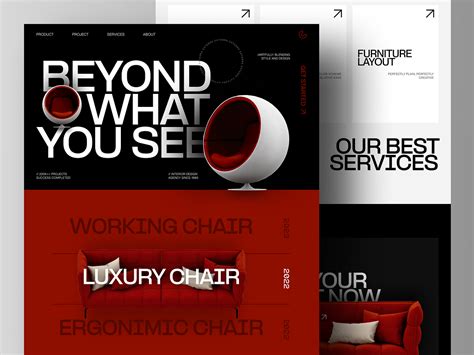 Furniture Website designs, themes, templates and downloadable graphic elements on Dribbble