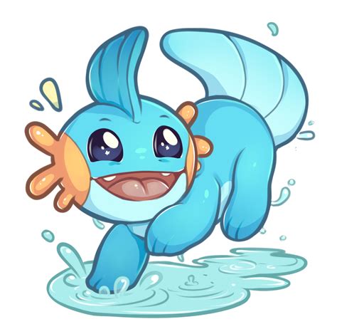 Pokemon - Mudkip! by oddsocket on DeviantArt