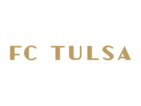 FC Tulsa Wordmark Gold Logo PNG vector in SVG, PDF, AI, CDR format