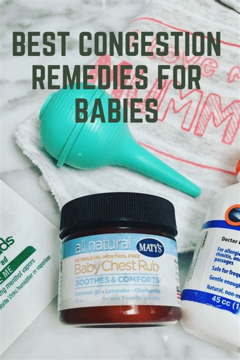 CONGESTION RELIEF FOR BABIES THAT REALLY WORK - Sweetlifeandfitness | Stuffy nose remedy, Baby ...