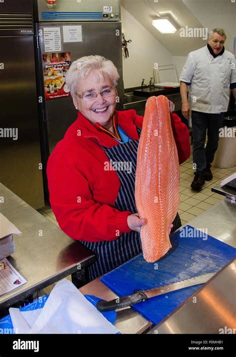 Local people selling fresh produce. locally produced Northumberland food Stock Photo - Alamy